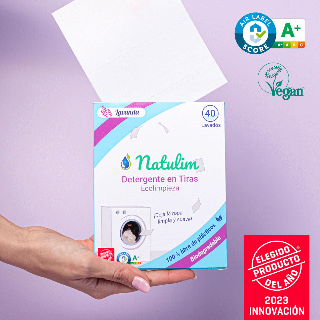 Eco-Tiras de Detergente 40 lavados Natulim