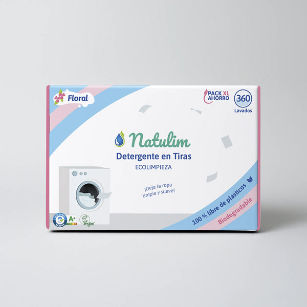 Detergente en tiras 360 Lavados Natulim