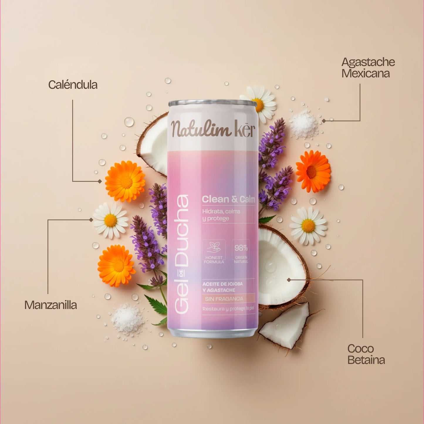 Gel de ducha Natulim Kēr