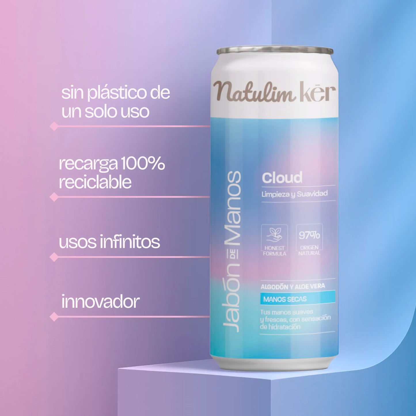 Jabón de manos Cloud Natulim Kēr