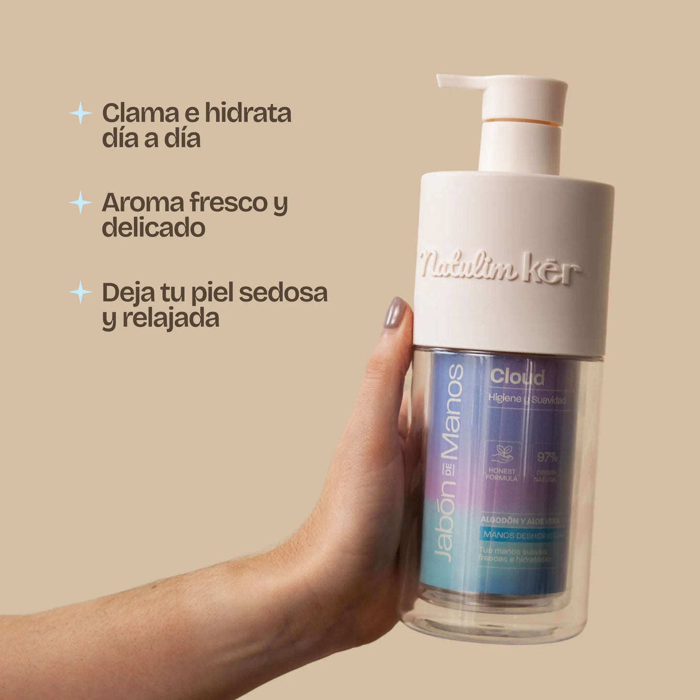 Jabón de manos Cloud Natulim Kēr