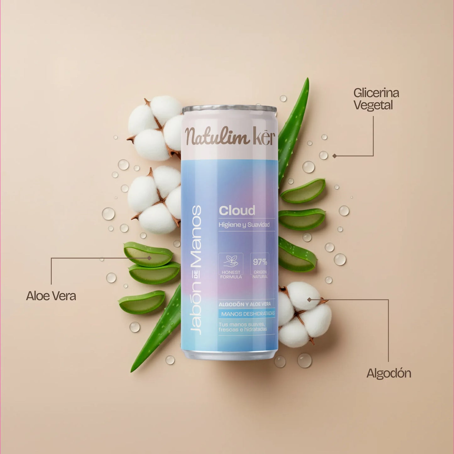 Jabón de manos Cloud Natulim Kēr