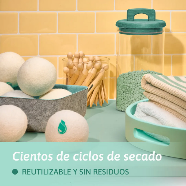 Bolas para Secadora Reutilizables y Sin Residuos Natulim