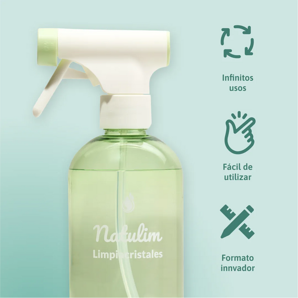 Beneficios Botella Pack Limpiacristales Natulim