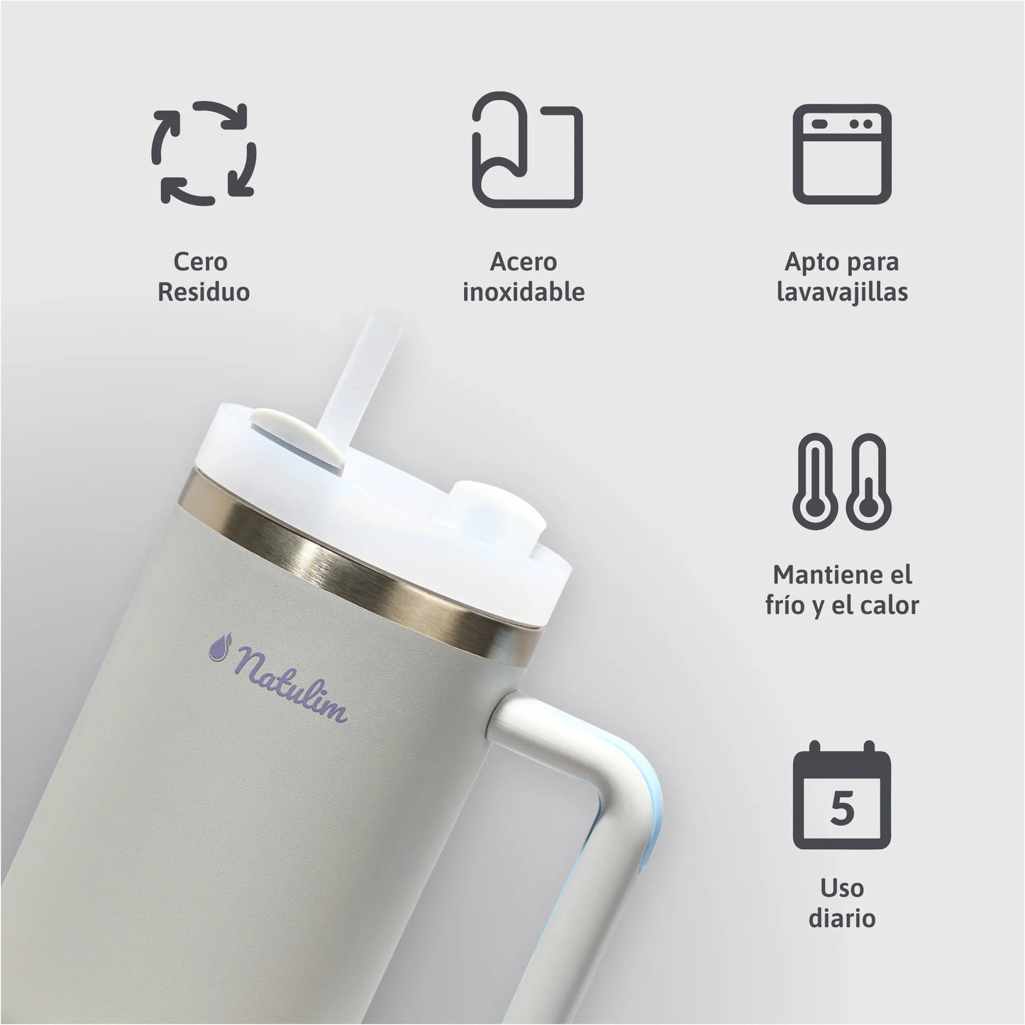 Vaso Térmico - Acero Inoxidable 1L