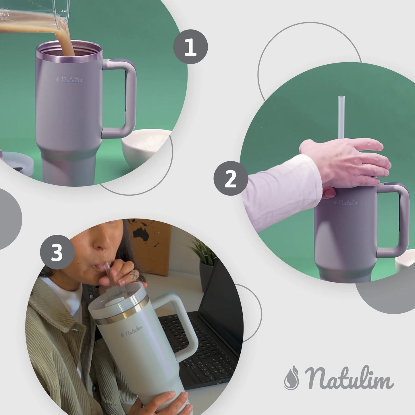 Vaso Térmico - Acero Inoxidable 1L