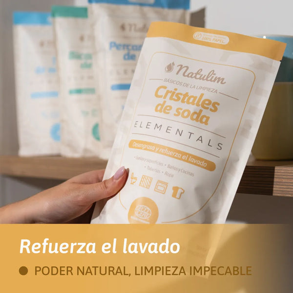Desengrasante y Refuerzo Natural Cristales de Soda Natulim