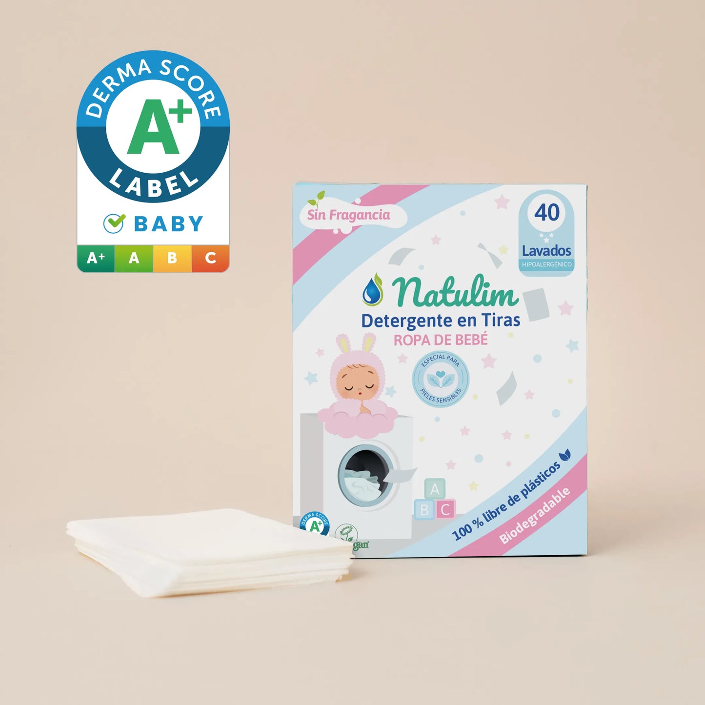 Eco-Tires de Detergent Natulim Especial per a Bebès - 40 Rentades
