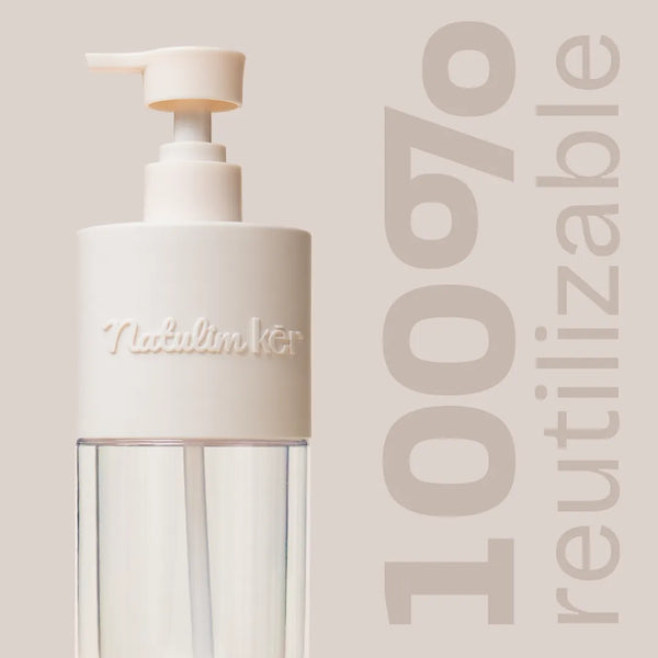 Dispensador 100% Reutilizable Gel, Champú y Jabón Natulim Kēr