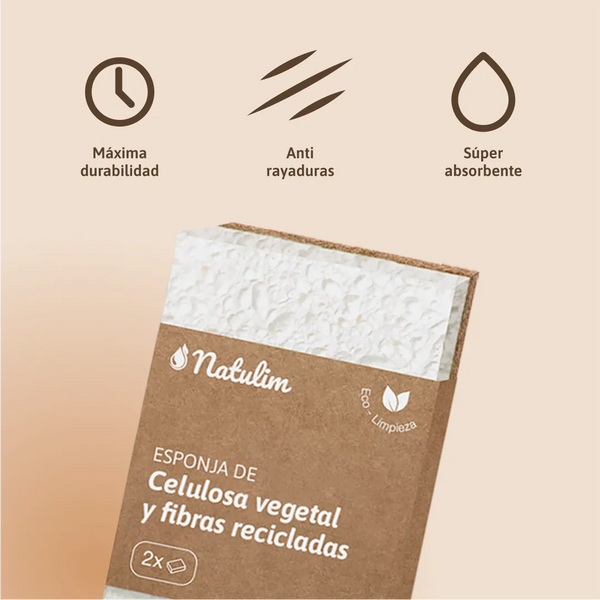 Esponja Vegetal Lavavajillas a Mano Natulim