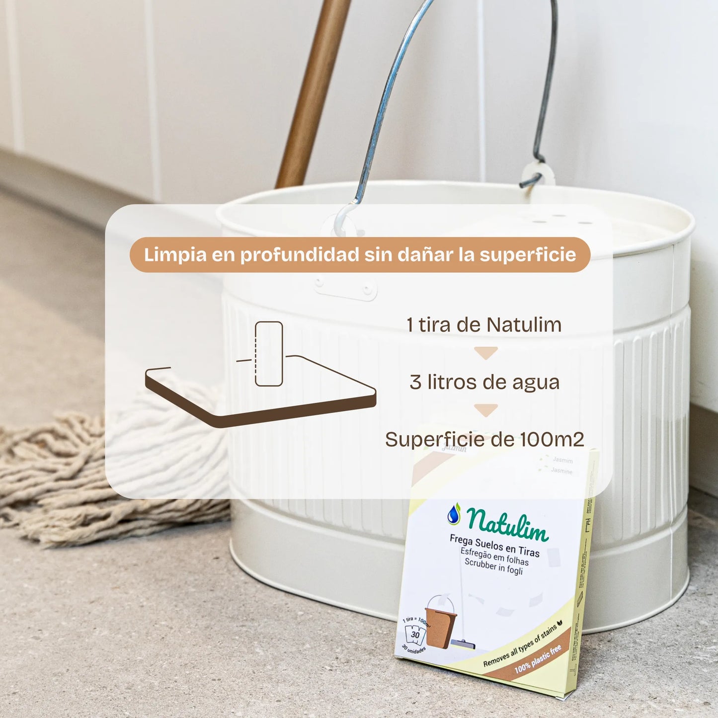 Friegasuelos - 30 Eco-Tiras
