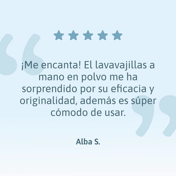 Opinión del Pack Lavavajillas a Mano en Polvo Natulim