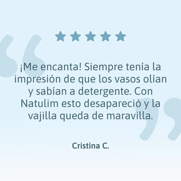 Opinión de las Pastillas Lavavajillas Natulim