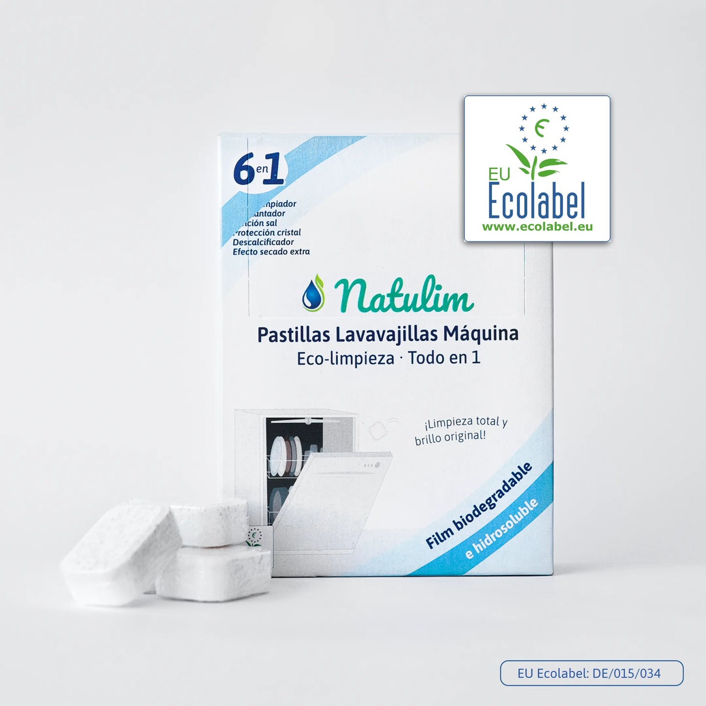 Eco Pastillas Lavavajillas 6 en 1 - 60 Lavados