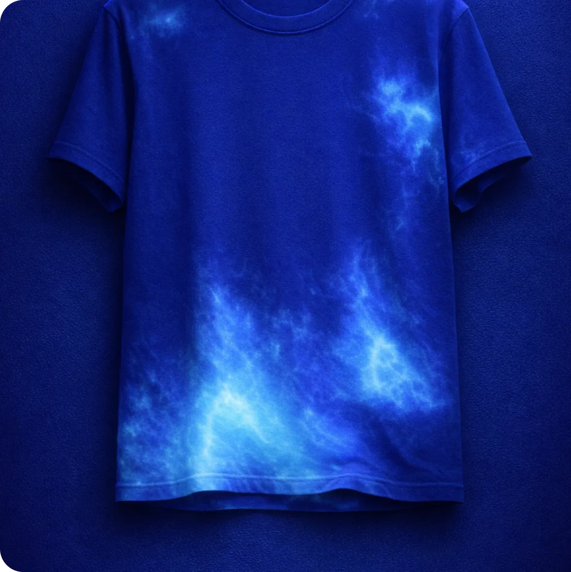 Camiseta con manchas antes de lavar