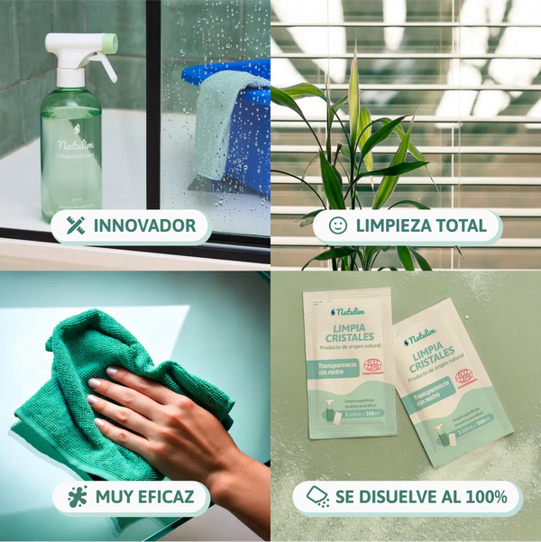 Características del Pack Limpiacristales Natulim