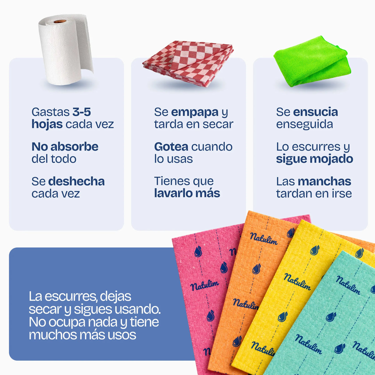 Bayeta Absorbente Reutilizable