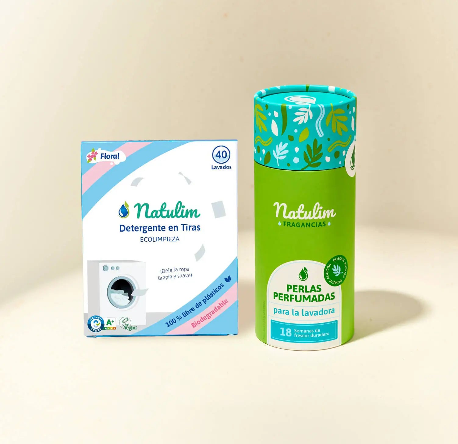 Detergete en Tiras Floral y Perlas Perfumada Bosque Aurora Natulim