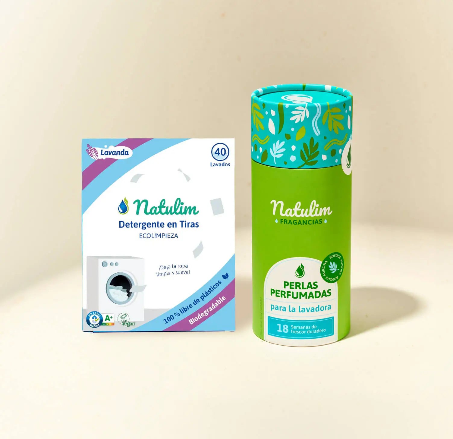 Detergete en Tiras Lavanda y Perlas Perfumada Bosque Aurora Natulim