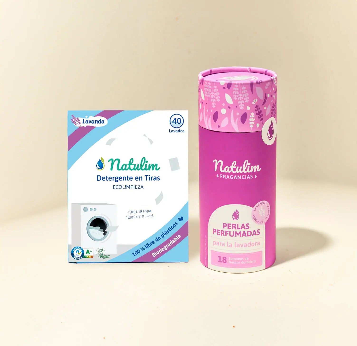 Detergete en Tiras Lavanda y Perlas Perfumada Lavanda Natulim