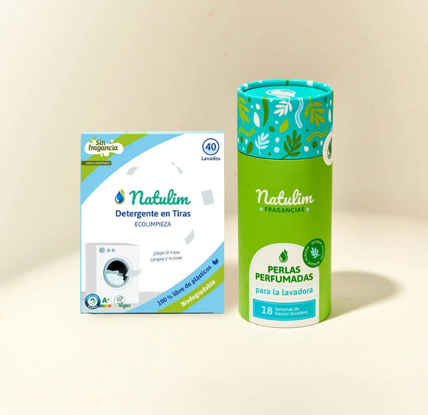 Detergete en Tiras Sin Fragancia y Perlas Perfumada Bosque Aurora Natulim