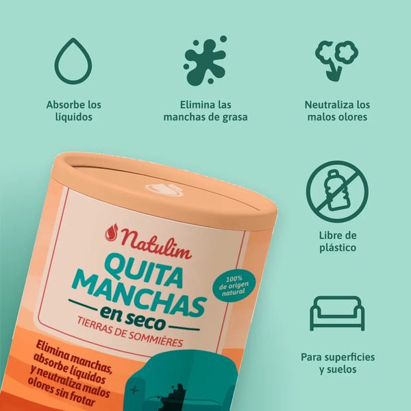 Beneficios Quitamanchas en Seco Tierras de Sommières Natulim
