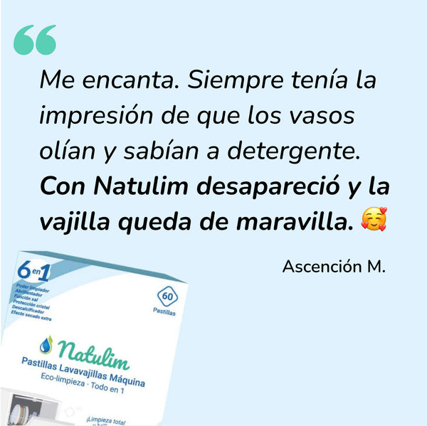 Opinión Pastillas Lavavajillas Natulim