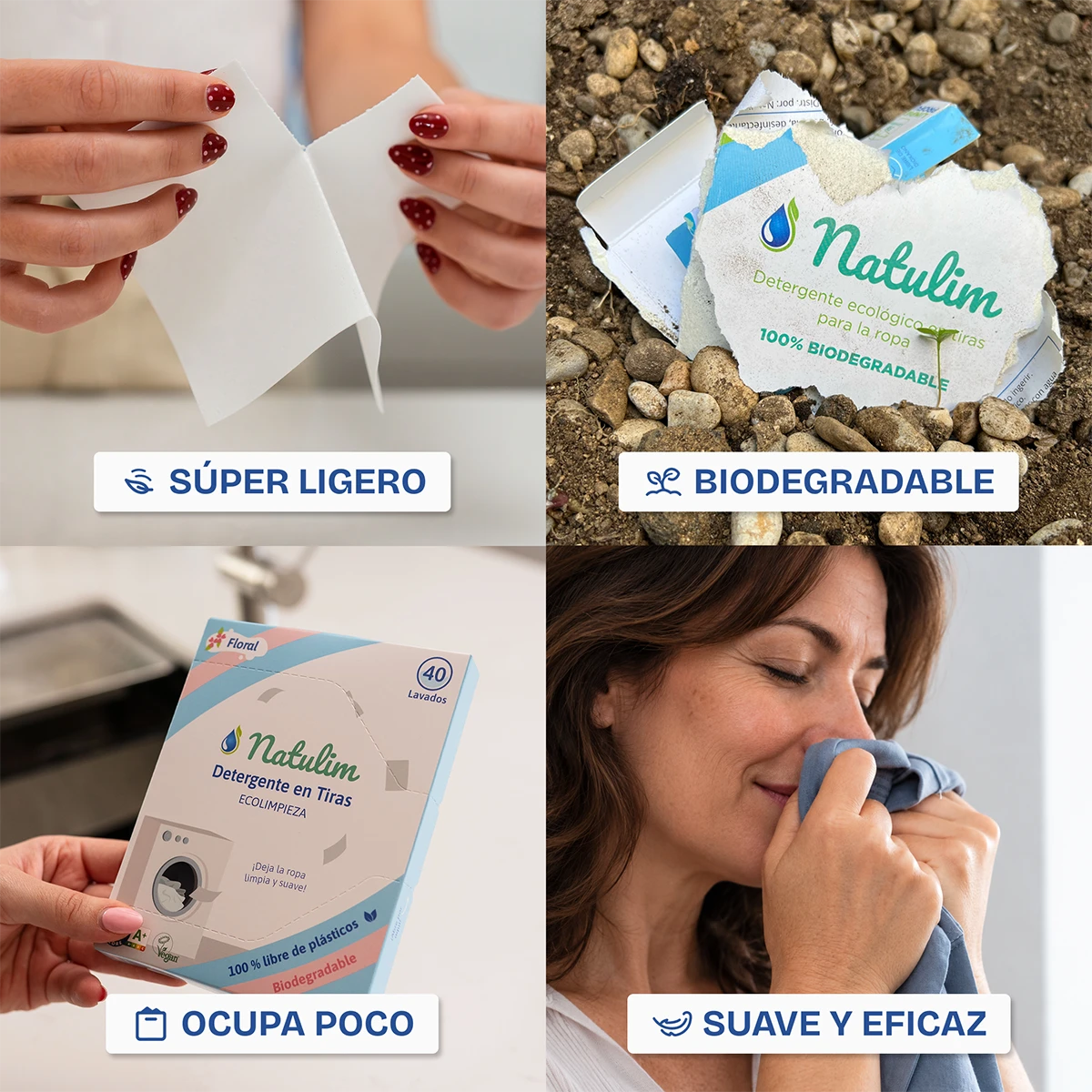 Eco-Tiras de Detergente 40 lavados – galería 6