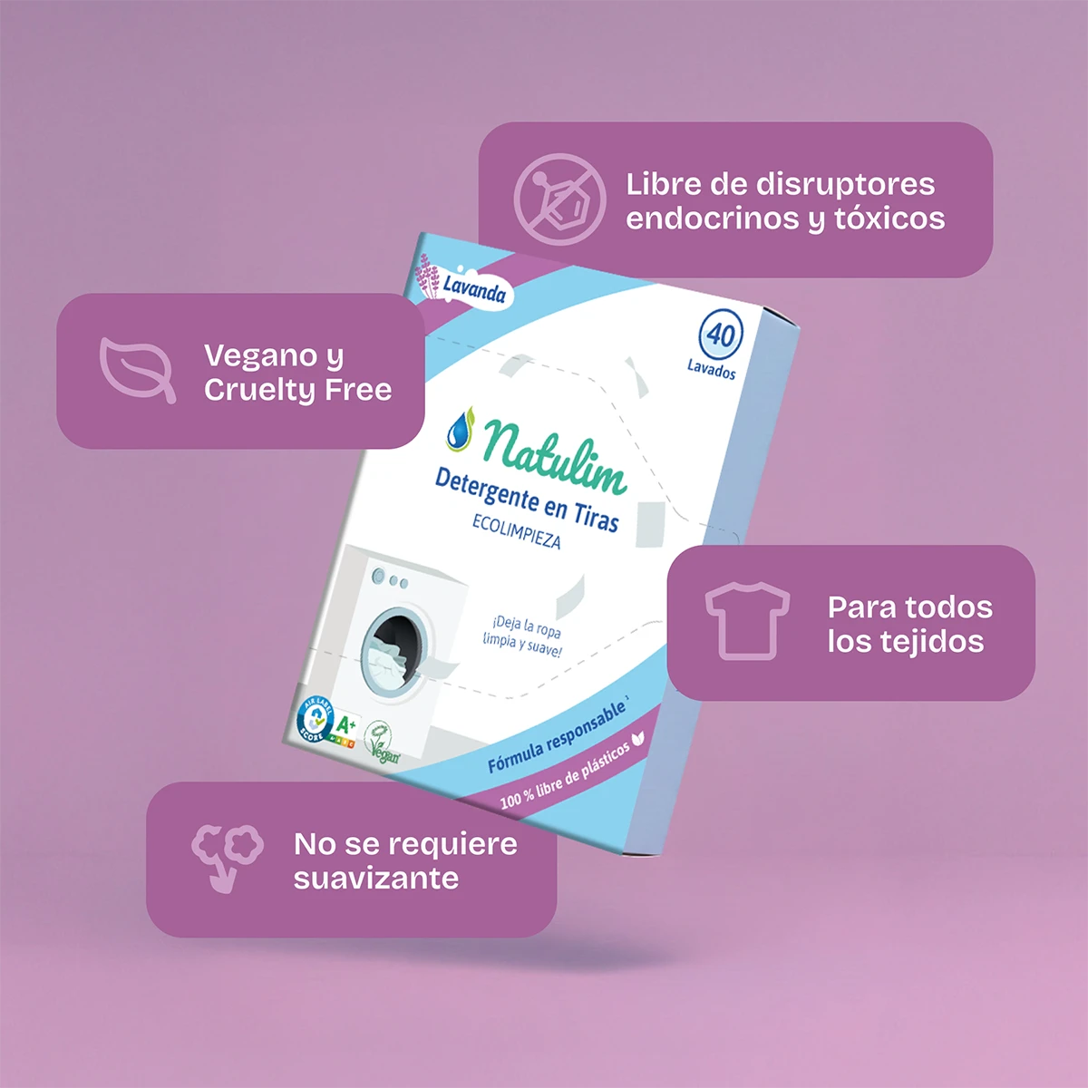 Eco-Tiras de Detergente 40 lavados – galería 10