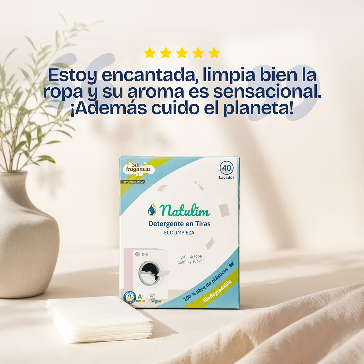 Eco-Tiras de Detergente 40 lavados – galería 15