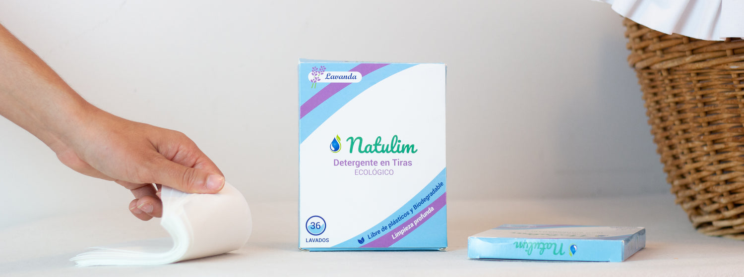Detergente en Tiras Ecológico Sin Fragancia Natulim - 36 lavados