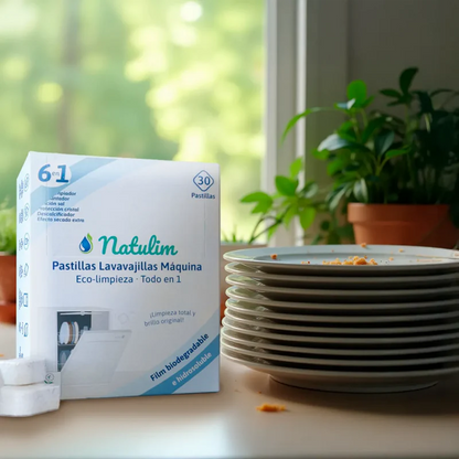 Eco Pastillas Lavavajillas 6 en 1 - 60 Lavados